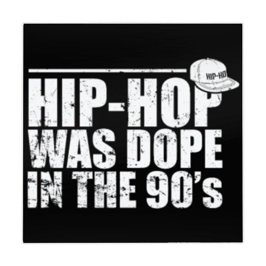 Hip Hop was Dope in the 90's Music Direction Mahjong Mats