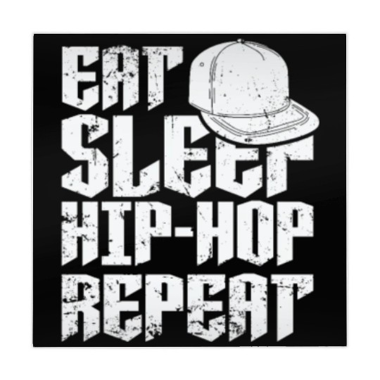 Eat Sleep Hip Hop Repeat Music Direction Rap Mahjong Mats
