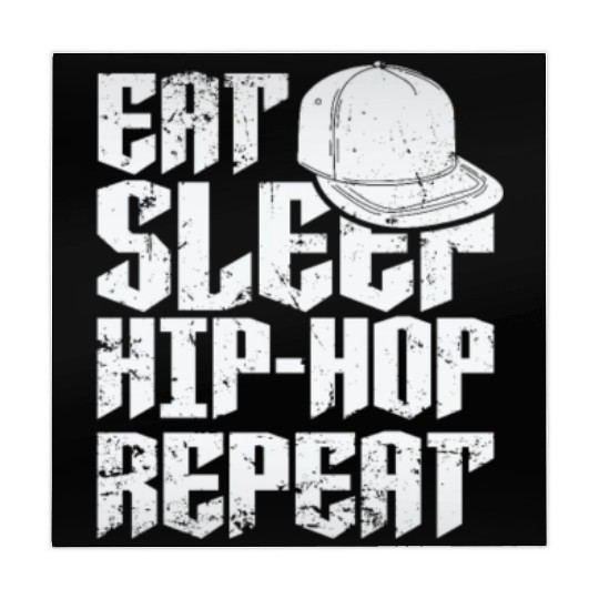 Eat Sleep Hip Hop Repeat Music Direction Rap Mahjong Mats