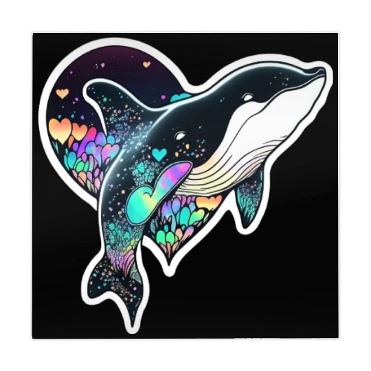 Orca Is My Valentine, Love Hearts Orca Valentines Mahjong Mats