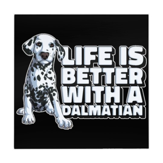 Dalmatian Life's Better With A Dalmatian Mahjong Mats
