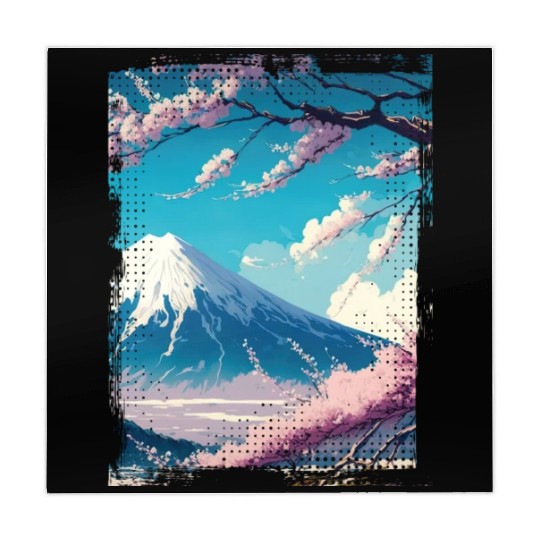 Japan Fuji Cherry Blossom Cherry Tree Mahjong Mats