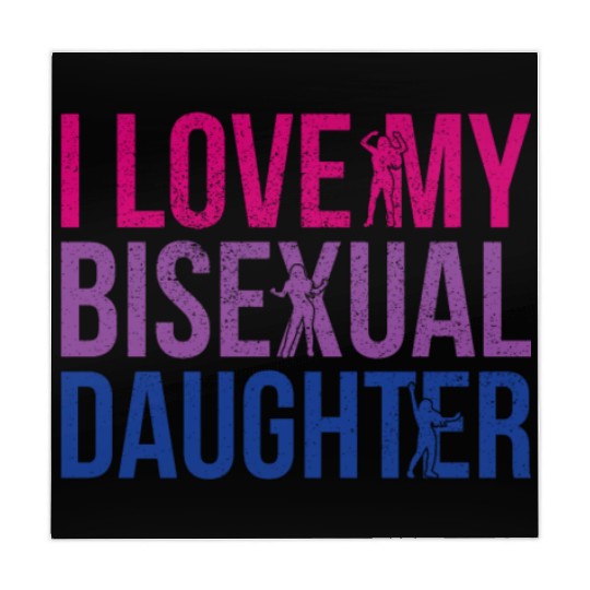 I Love My Bisexual Daughter Bi Pride Mom Mahjong Mats