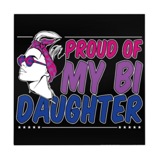 Proud Of My Bi Daughter Bisexual Pride Mother Mahjong Mats