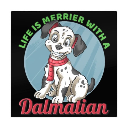 Dalmatian Life's Merrier With A Dalmatian Mahjong Mats