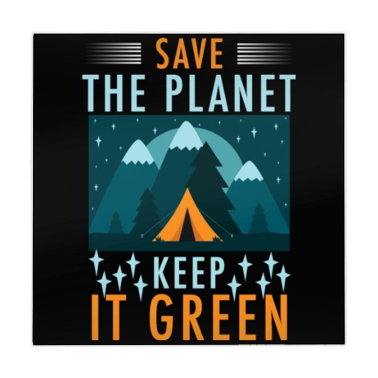 Save The Planet Keep It Green Mahjong Mats