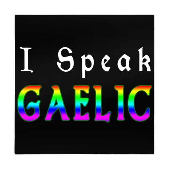 St Patricks Day Rainbow LGBT | I Speak Gaelic Mahjong Mats