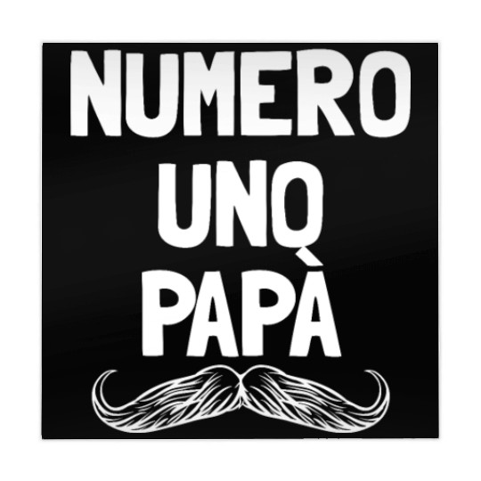 Numero Uno Papa Italian Dad Father's Number 1 Dad Mahjong Mats
