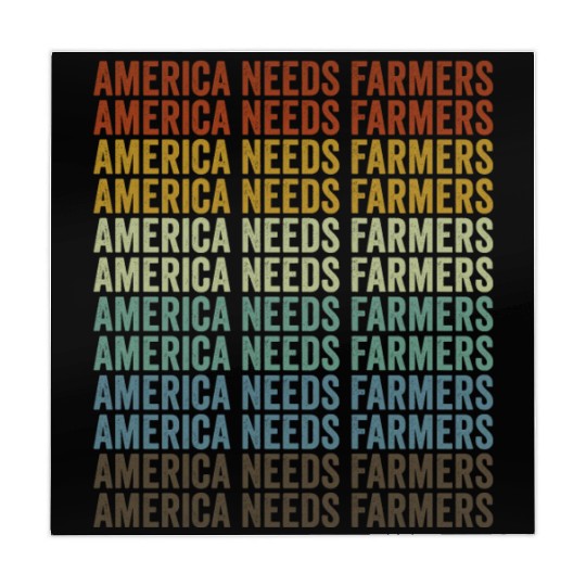 America Needs Farmers Farmer America Mahjong Mats