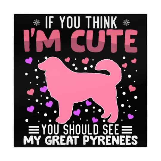 Great Pyrenees Heart Valentine's Day Animal For Mahjong Mats