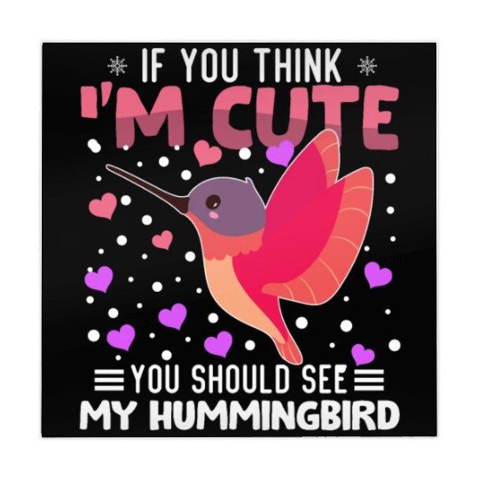 Hummingbird Heart Valentine's Day Animal For Mahjong Mats