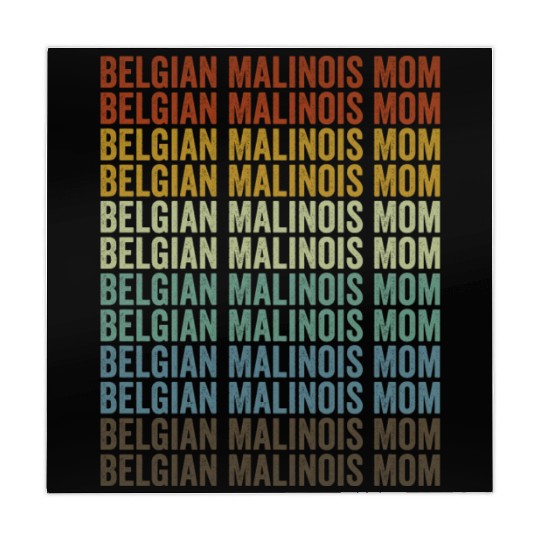 Belgian Malinois Mom Belgian Malinois Dog Lover Mo Mahjong Mats