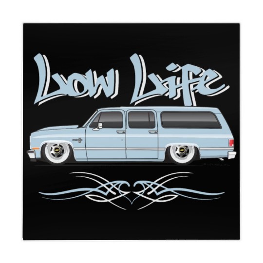 low life Light Blue Mahjong Mats