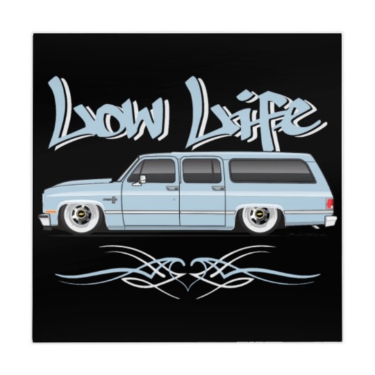 low life Light Blue Mahjong Mats