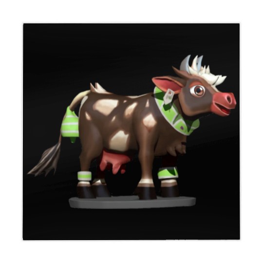 Dark Brown Cow Mahjong Mats