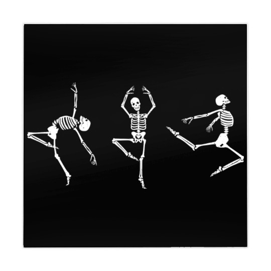 Ballet dancing skeleton Mahjong Mats