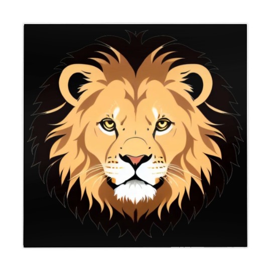 Royal Cartoon Lion - King of the Jungle 10 Mahjong Mats