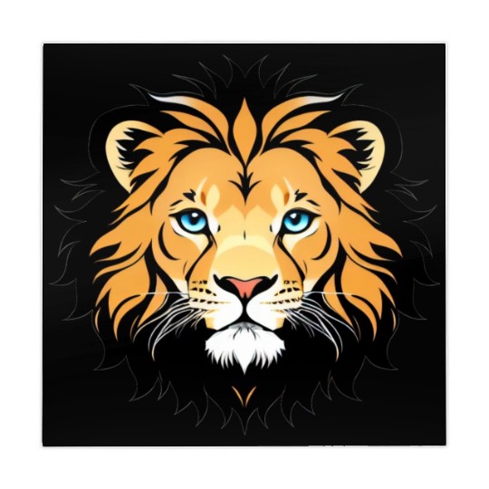 Royal Cartoon Lion - King of the Jungle 18 Mahjong Mats