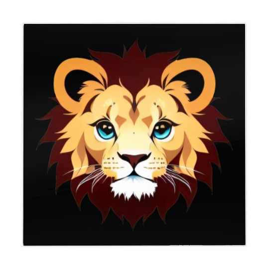 Royal Cartoon Lion - King of the Jungle 3 Mahjong Mats