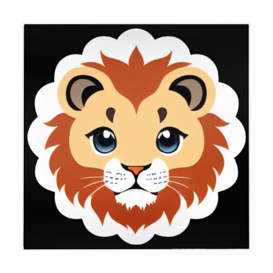 Royal Cartoon Lion - King of the Jungle 19 Mahjong Mats