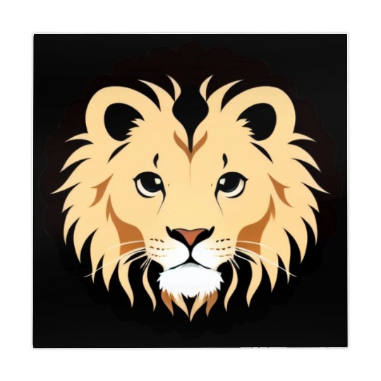 Royal Cartoon Lion - King of the Jungle 7 Mahjong Mats