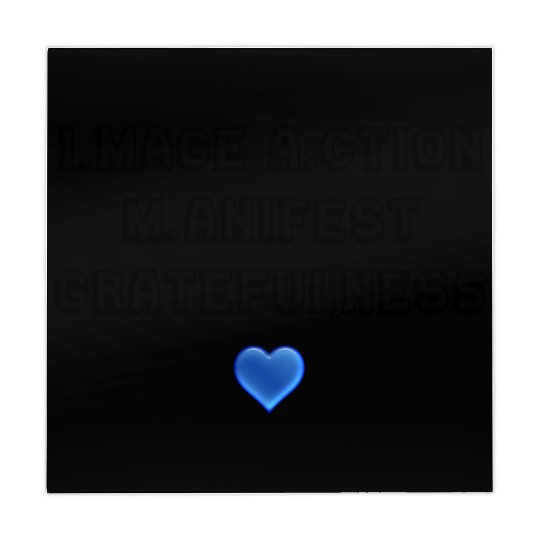 I.mage A.ction M.anifest - Black #2 Mahjong Mats