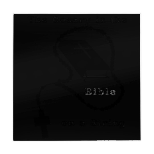 The Rosary is the Bible on a String Mahjong Mats