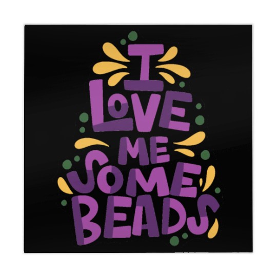 I Love Me Some Beads Mahjong Mats