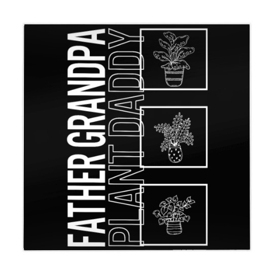 Father Grandpa Plant Daddy, Garden Plant Mahjong Mats