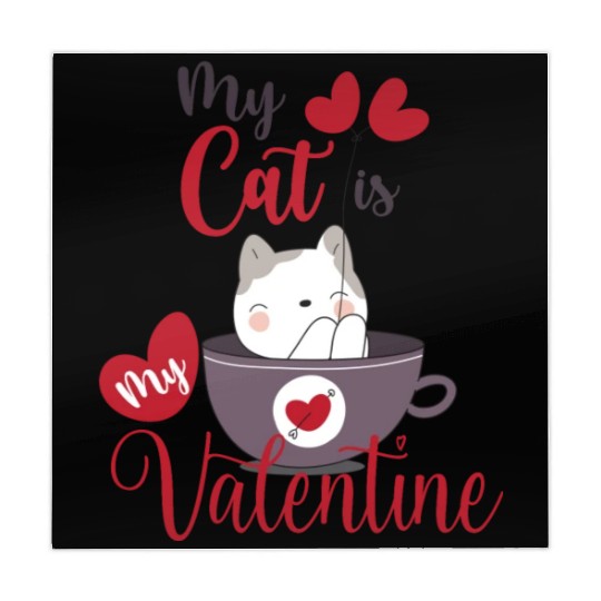 My cat is my Valentine's Day gift geek Mahjong Mats