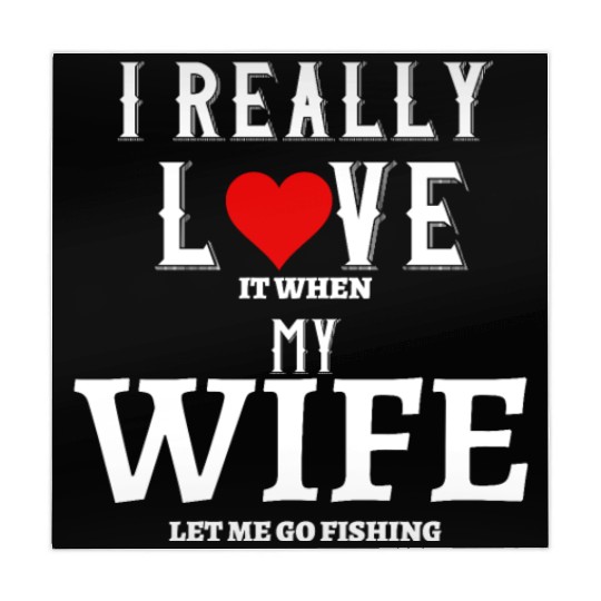 I love it when my wife let me go fishing Mahjong Mats