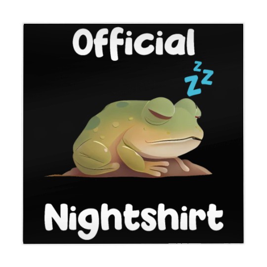 Cute Frog Sleepshirt Nightwear Nightshirt Sleep Mahjong Mats
