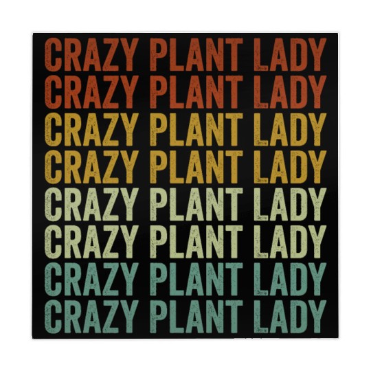 Crazy Plant Lady Plant Lover Planet Girl Gardener Mahjong Mats