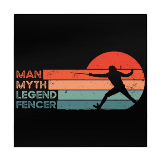 Retro Fencing & Fencer Mahjong Mats