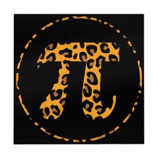 Leopard Pattern Decor Math Holiday Mathematics Pi Mahjong Mats