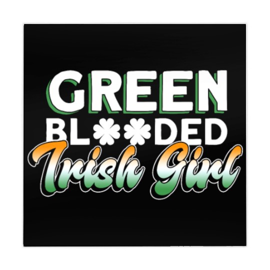 Green Blooded Irish Girl - St Patricks Day Irish Mahjong Mats