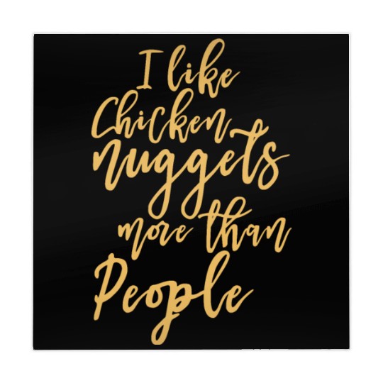 I Like Chicken Nuggets More Than People Mahjong Mats