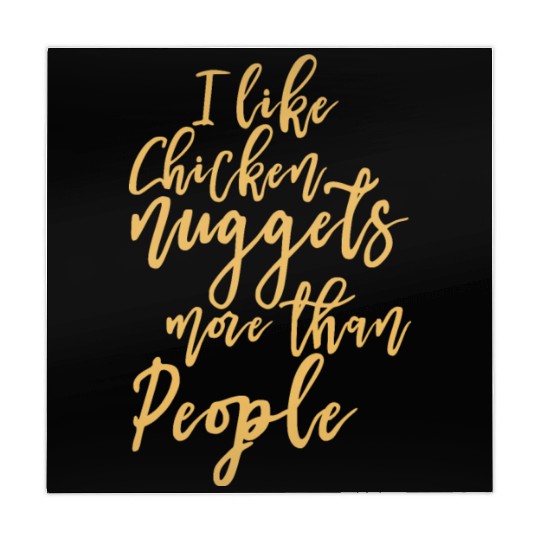I Like Chicken Nuggets More Than People Mahjong Mats