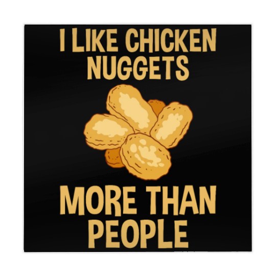 I Like Chicken Nuggets More Than People 2 Mahjong Mats