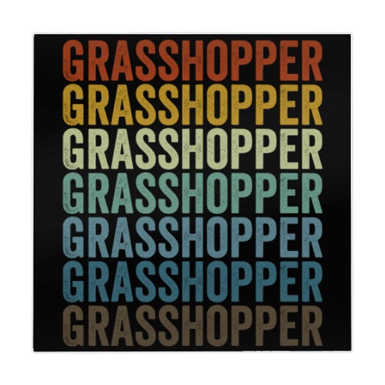 Grasshopper Entomologist Insect Lover Grasshopper Mahjong Mats