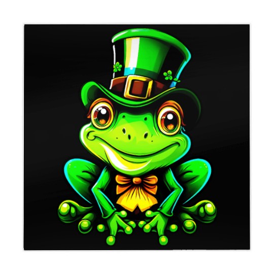 Saint Patrick's Day Frog Lucky Charm Mahjong Mats