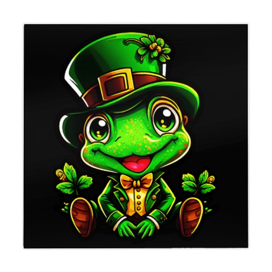 Frog Spells On St. Patrick's Day Mahjong Mats