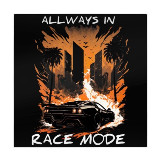 allways in race mode, sports car, drifting car Mahjong Mats