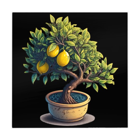 Lemon Bonsai Tree Mahjong Mats