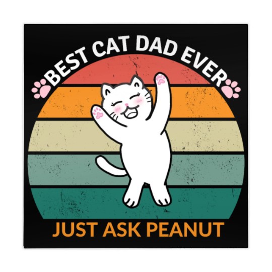 Peanut's Proud Cat Dad: The Best Dad Ever Mahjong Mats