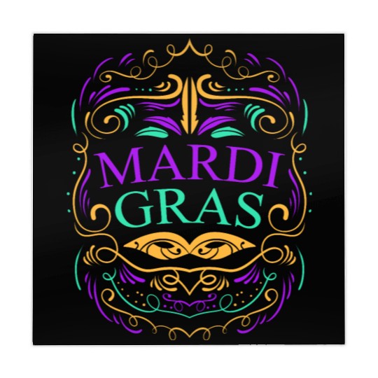 Lettering And Ornaments For Mardi Gras Mahjong Mats