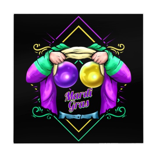 Beads Costume for Mardi Gras Mahjong Mats