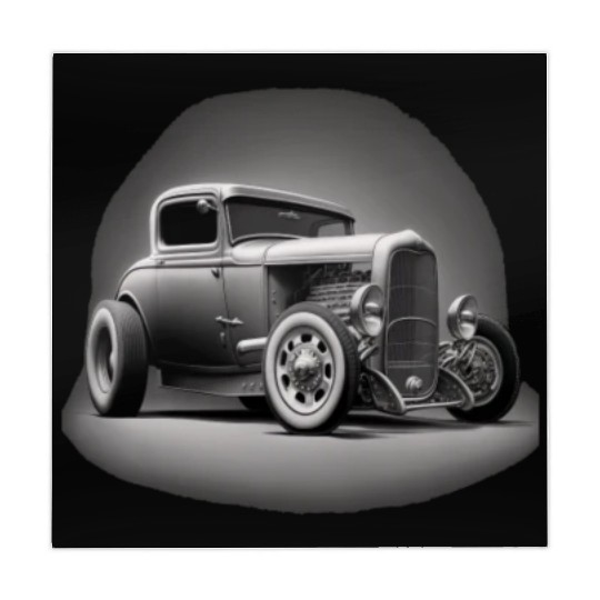 Street Rod Aesthetic Style Vintage Car Hot Rod Mahjong Mats