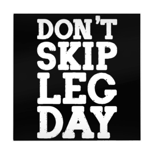 Don't Skip Leg Day, Bodybuilding Mahjong Mats