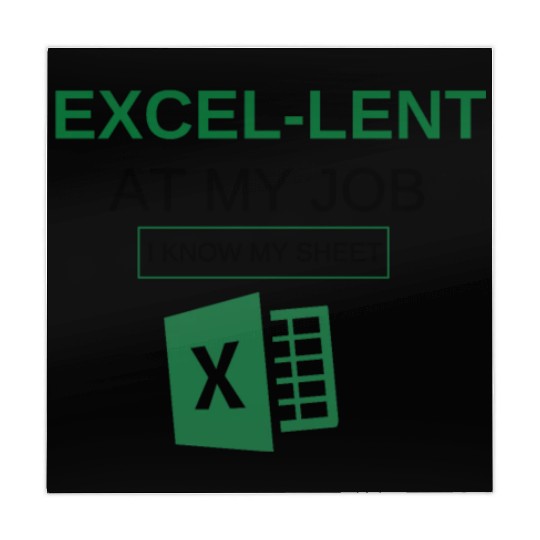 Excel-lent at My Job Funny Accountant Data Analyst Mahjong Mats